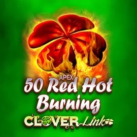 Slots logo of 50 Red Hot Burning Clover Links from Novomatic at X3bet casino